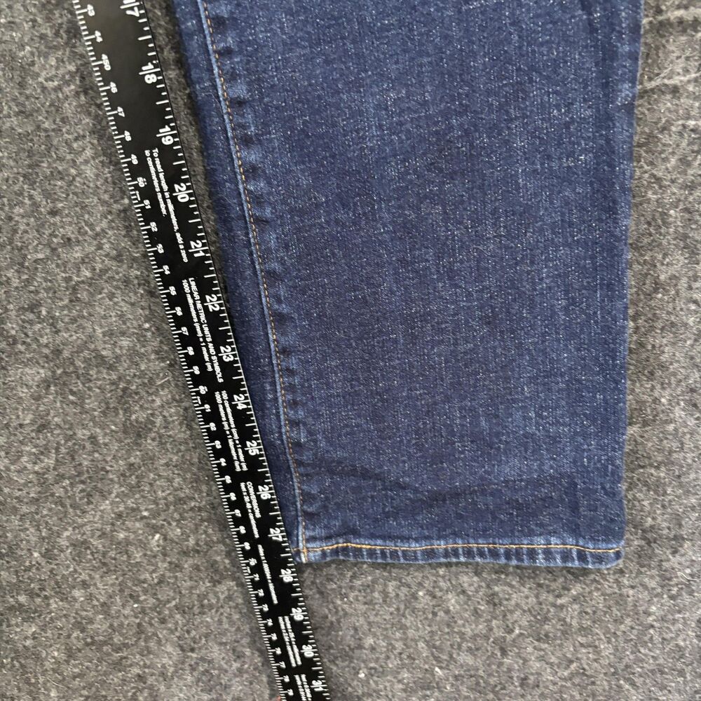 Levis 414 Relaxed Straight Jeans Women's 29x28 Blue Dark Wash Mid Rise Denim - Picture 5 of 10
